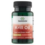 Swanson Krill Oil, ulei de krill din Antarctica, 30 capsule