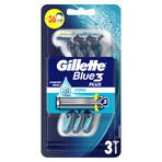 Gillette Blue 3 Cool, rasoirs jetables, 3 pièces