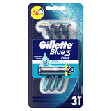 Gillette Blue 3 Cool, disposable razors, 3 pieces