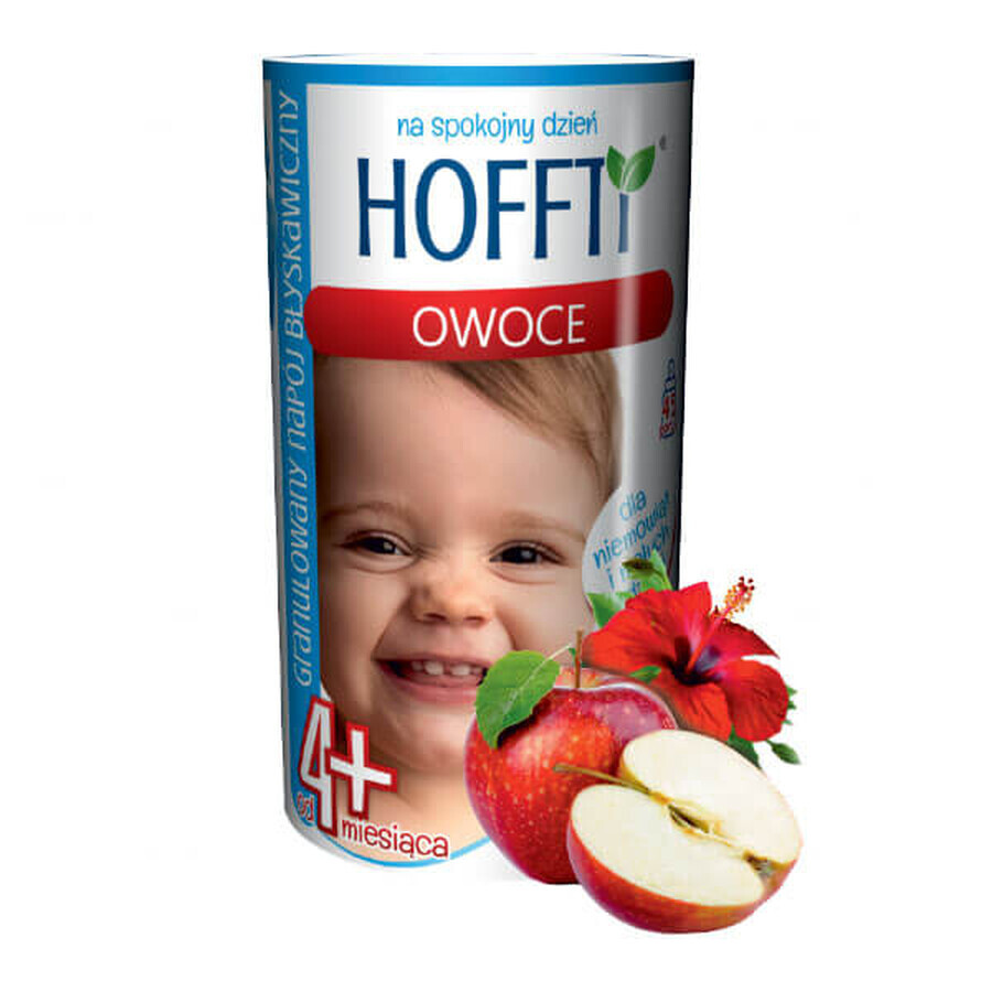 Hoffti Für einen ruhigen Tag, Früchte, Instant-Getränkegranulat, ab 4 Monaten, 180 g