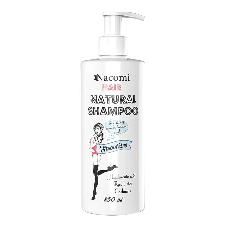 Nacomi, glättendes und feuchtigkeitsspendendes Shampoo, 250 ml