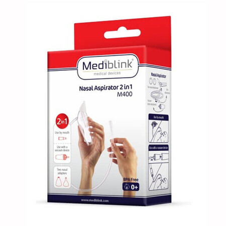 Nasal aspirator 2in1, Mediblink, M400, 1 pc