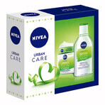 Nivea Urban Skin, Protezione, crema giorno, 50 ml + Urban Skin, Detox, lozione micellare 3in1, 400 ml