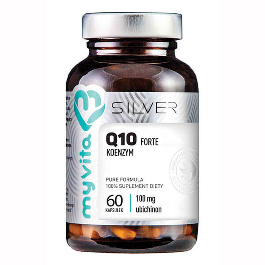 MyVita Silver, Coenzym Q10 forte 100 mg, Ubichinon, 60 Kapseln