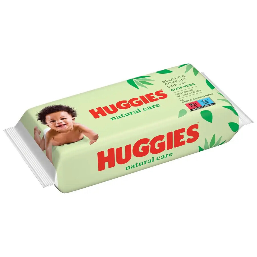 Huggies Natural Care, Feuchttücher, 3 x 56 Stück