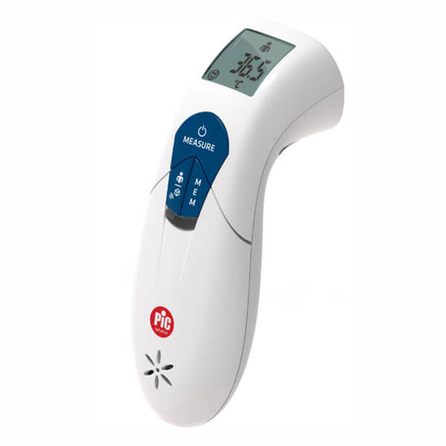 Pic Solution ThermoDiary Head, berührungsloses Infrarot-Thermometer mit Bluetooth-Funktion, Stirnseite