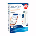 Pic Solution ThermoDiary Head, berührungsloses Infrarot-Thermometer mit Bluetooth-Funktion, Stirnseite