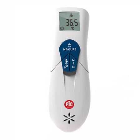 Pic Solution ThermoDiary Head, berührungsloses Infrarot-Thermometer mit Bluetooth-Funktion, Stirnseite