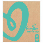 Pampers Active Baby, pannolini, taglia 3, 6-10 kg, 208 pz.