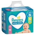 Pampers Active Baby, Windeln, Größe 4, 9-14 kg, 74 Stück