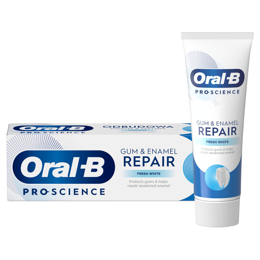 Oral-B Zahnfleisch &amp; Zahnschmelz Reparatur, Zahnpasta, Fresh White, 75 ml