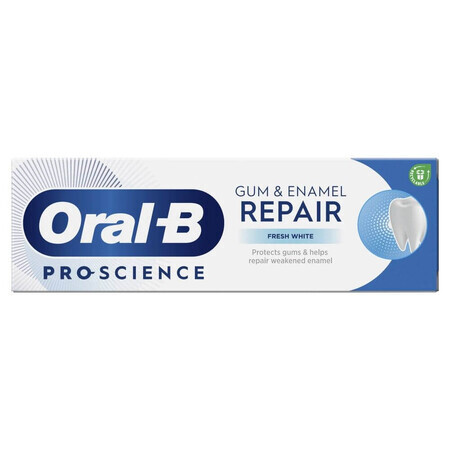 Oral-B Zahnfleisch &amp; Zahnschmelz Reparatur, Zahnpasta, Fresh White, 75 ml