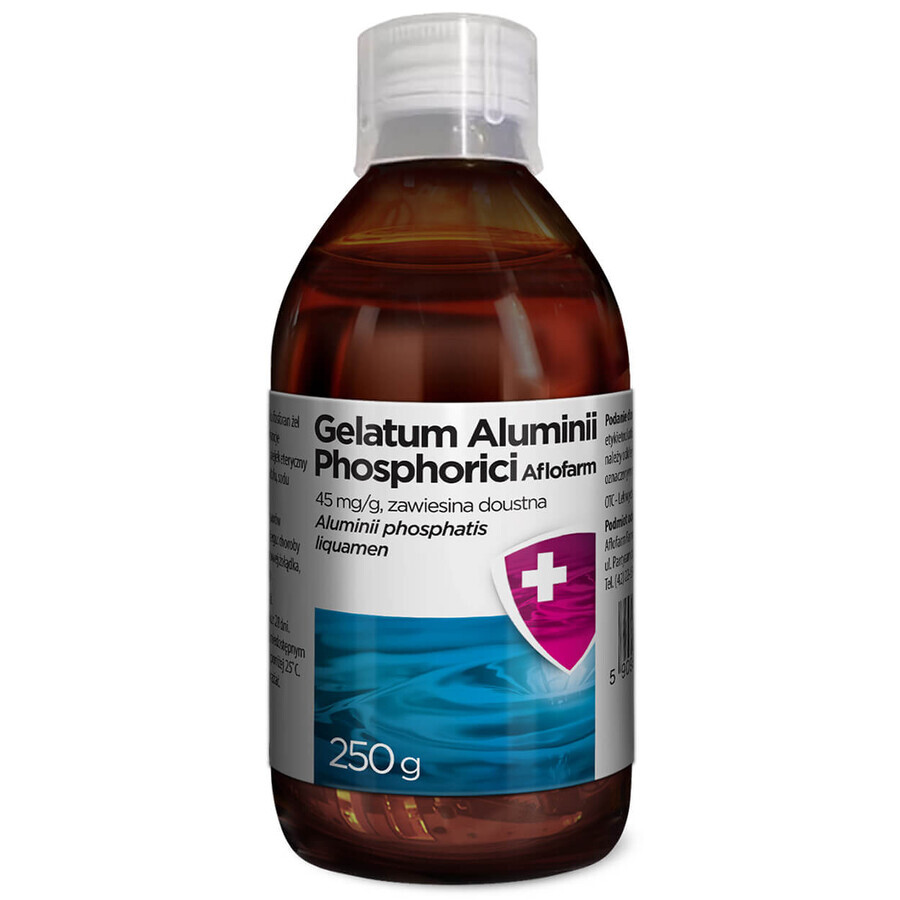 Gelatum Aluminii Phosphorici Aflofarm 45 mg/g, Suspension zum Einnehmen, 250 g