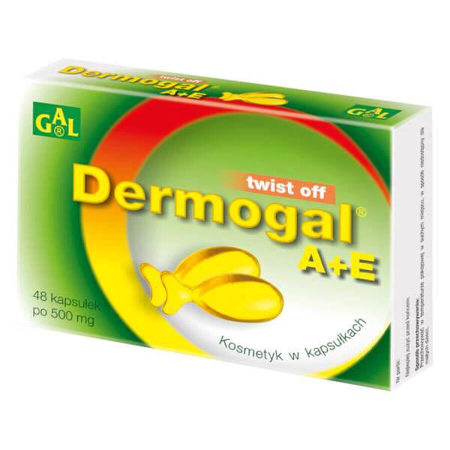 GAL Dermogal A + E, Kapsel-Kosmetik, 48 abdrehbare Kapseln