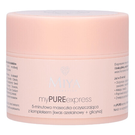 Miya myPUREexpress, Maschera detergente 5 minuti, 50 g