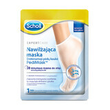 Scholl PediMask, moisturizing foot mask with macadamia oil, 1 pair