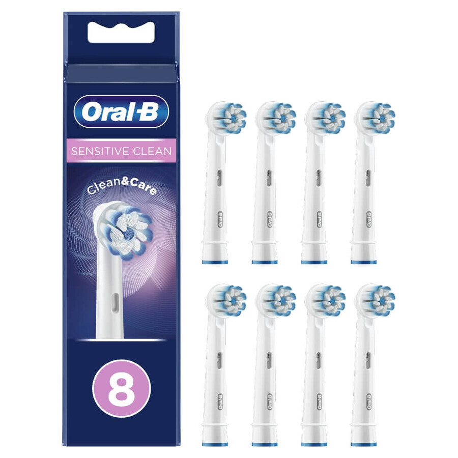 Oral-B, Ersatzaufsätze für Sensi UltraThin elektrische Zahnbürste, EB 60-8, 8 Stück