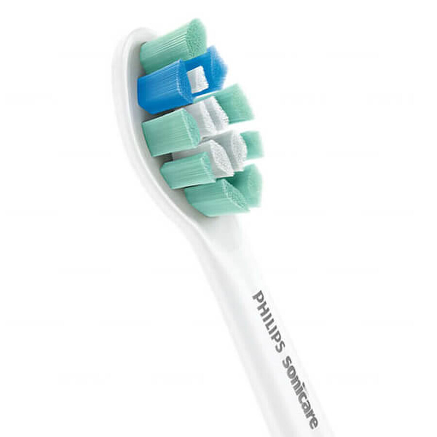 Philips, puntas de repuesto para el cepillo dental Sonicare C2 Optimal Plaque Defence, HX9024/10, blanco, 4 piezas