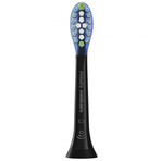 Philips, Ersatzaufsätze für Sonicare C3 Premium Plaque Defence Schallzahnbürste, HX9044/33, schwarz, 4 Stück