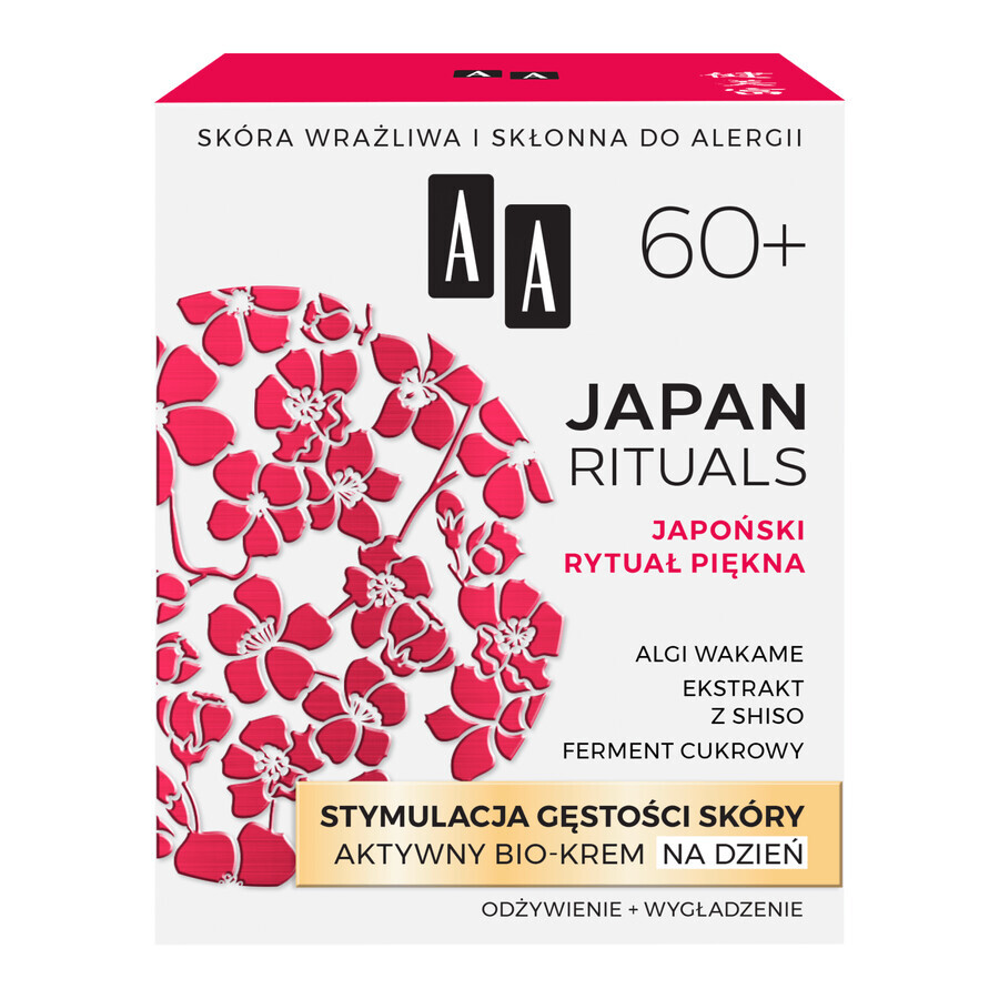 AA Japan Rituals, cremă de zi, stimularea densității pielii, 60+, 50 ml