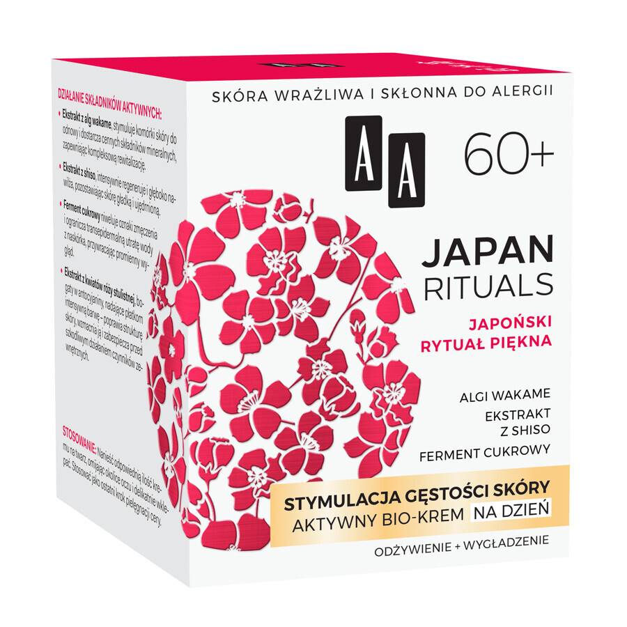 AA Japan Rituals, cremă de zi, stimularea densității pielii, 60+, 50 ml