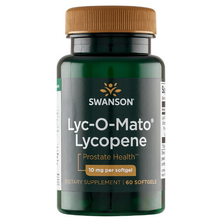 Swanson Lyc-O-Mato Lycopin, natürliches Lycopin, 60 Gelkapseln