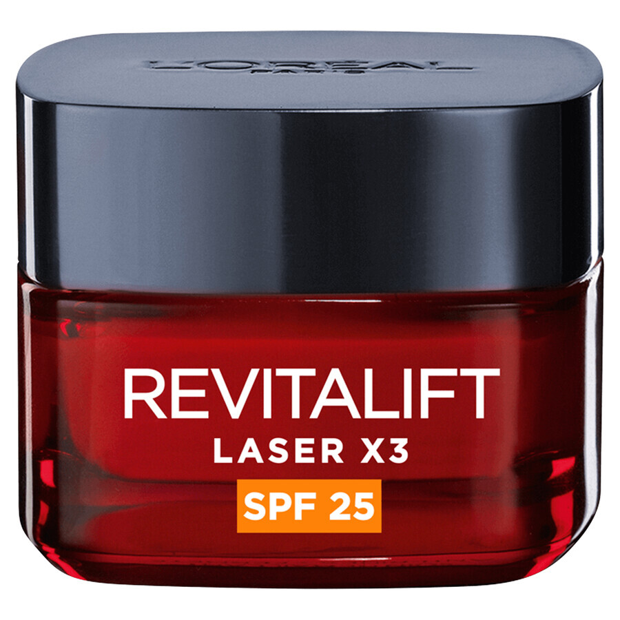 L'Oreal Revitalift Laser X3, Crème de jour anti-âge 40+, SPF 20, 50 ml