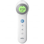 Braun BNT 400, berührungsloses 5-in-1-Stirnthermometer mit Age Precision, weiß