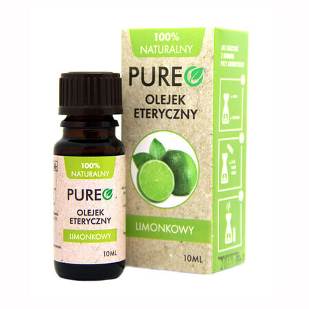 Pureo, huile essentielle de citron vert, 10 ml