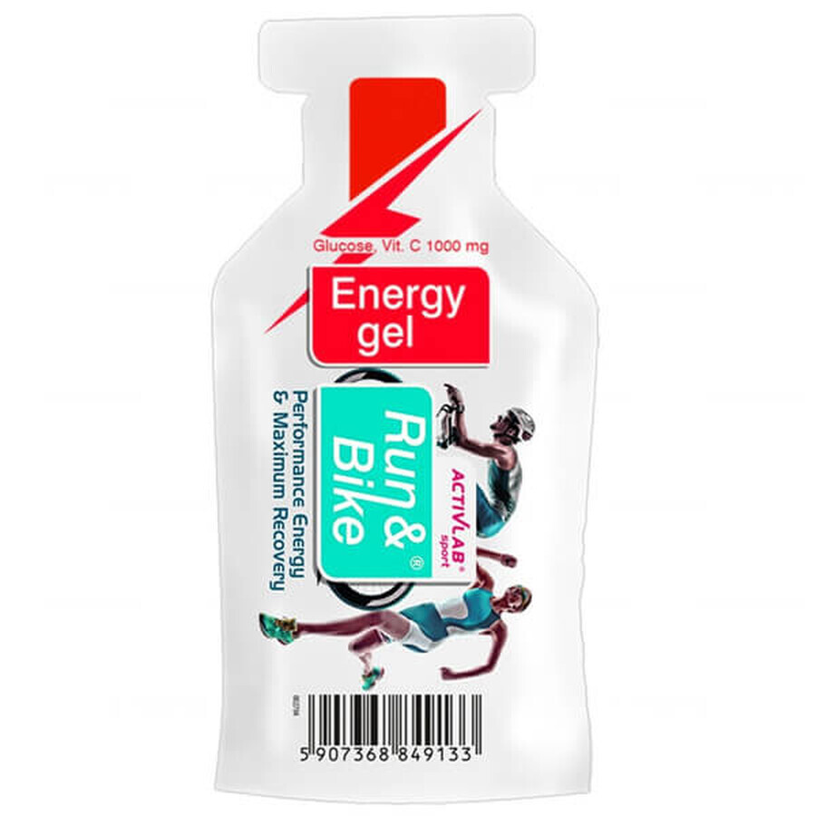 Activlab Run &amp; Bike, Energie-Gel, Erdbeergeschmack, 40 g