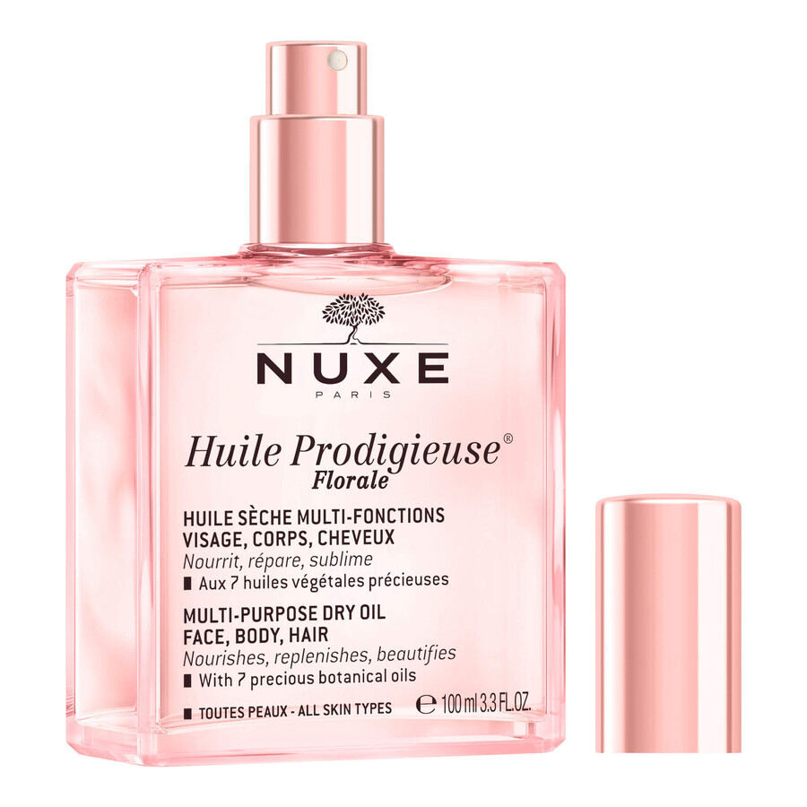 Nuxe Huile Prodigieuse Florale, Trockenöl für Körper, Gesicht und Haare, 100 ml