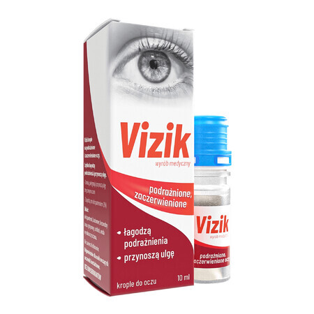 Vizik Gereizte und gerötete Augen, Augentropfen, 10 ml