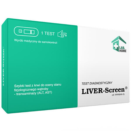 Testul Liver-Screen, un test pentru evaluarea stării fiziologice a ficatului, 1 buc