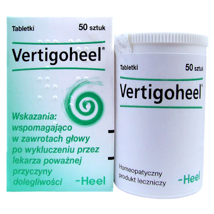 Heel Vertigoheel, 50 sublinguale Tabletten