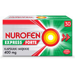 Nurofen Express Forte 400 mg, 30 Weichkapseln