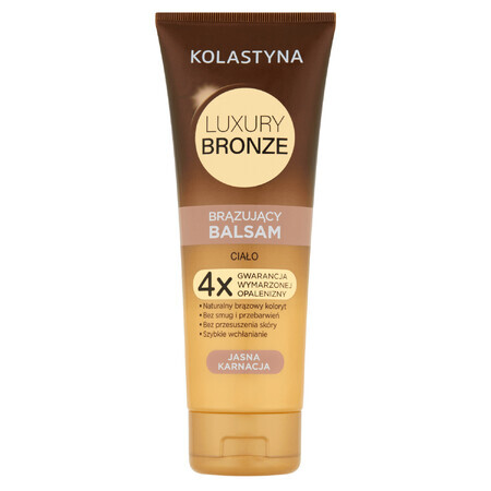 Kolastyna Luxury Bronze, Körper-Bräunungslotion, heller Teint, 200 ml