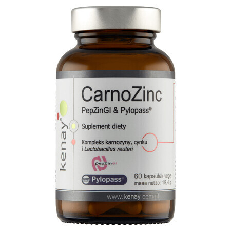 Kenay CarnoZinc PepZinGl &amp; Pulopass, 60 Kapseln