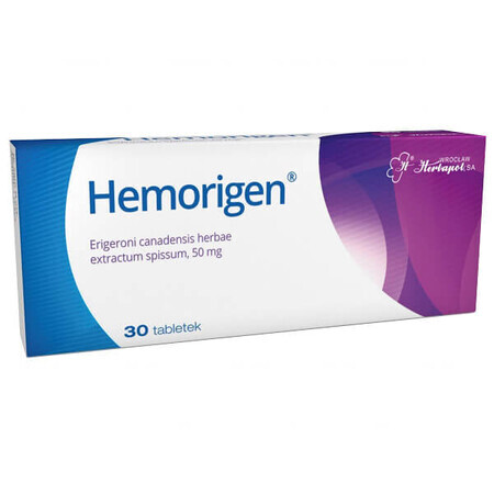 Hemorigen 50 mg, 30 Tabletten