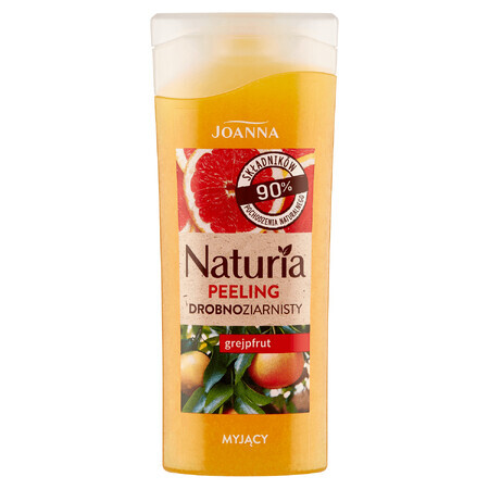 Joanna Naturia, scrub cu granulație fină, grapefruit, 100 g