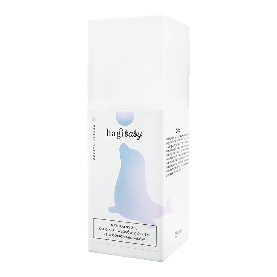 Hagi Baby, natürliches Körper- und Haarwaschgel mit Süßmandelöl, 250 ml