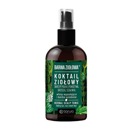 Barwa Ziołowa, cocktail d'herbes, cheveux tombants et très faibles, 95 ml