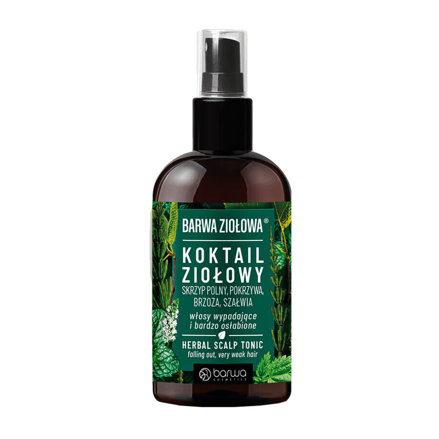 Barwa Ziołowa, cocktail d'herbes, cheveux tombants et très faibles, 95 ml