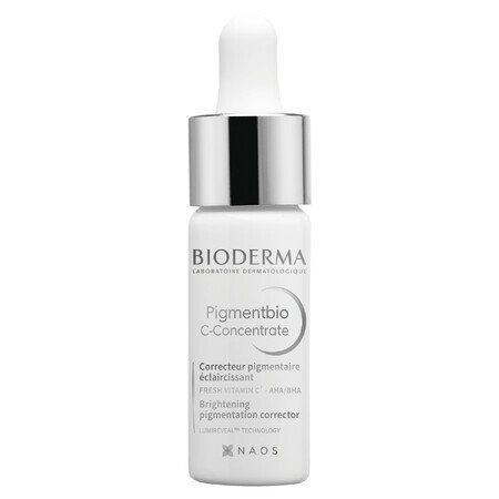 Bioderma Pigmentbio C-Concentrate, concentrat facial iluminator, cu vitamina C, 15 ml