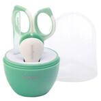 BabyOno, set per la cura delle unghie di neonati e bambini, verde, 398/01