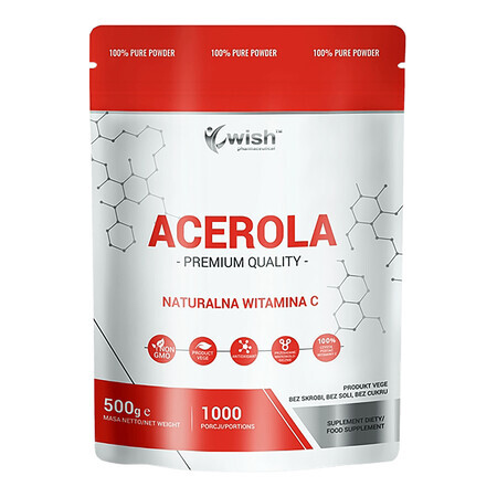 Wish Acerola, natuurlijke vitamine C, 500 g