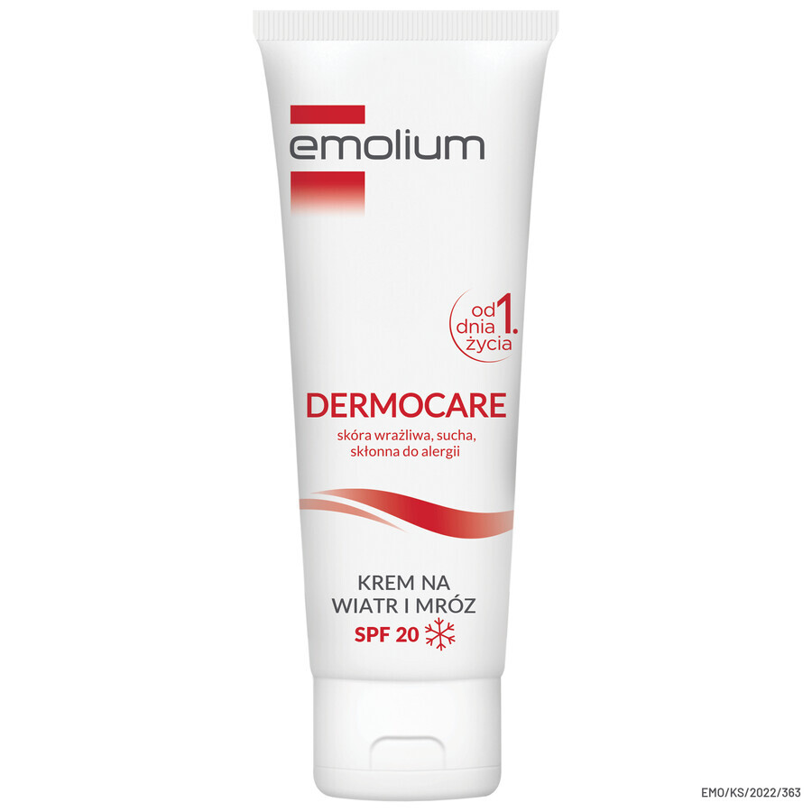 Emolium Dermocare, Wind- und Frostcreme, ab Tag 1, SPF 20, 75 ml