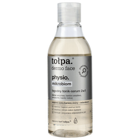 Tolpa Dermo Face Physio Mirkobiom, ein sanftes 2-in-1-Tonikum-Serum, 200 ml