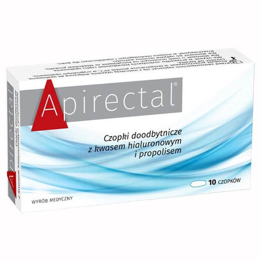 Apirectal, Propolis Rektalzäpfchen, 10 Stück