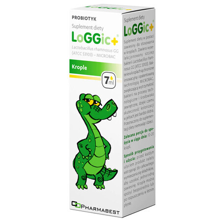 Pharmabest LoGGic+, Tropfen zum Einnehmen, ab Geburt, 7 ml