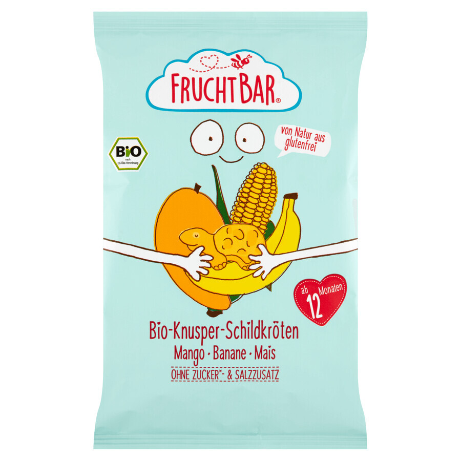 Fruchtbar Corn Crisps, manganese banana BIO, dopo 12 mesi, 30 g